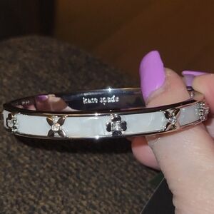 Kate Spade white bangle